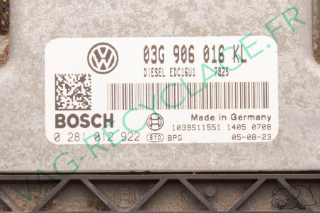Kit démarrage Seat Altea / Seat Toledo 3 1.9 TDI 105cv 5P0920804C 03G906016KL - Image 8