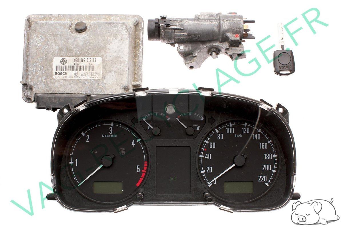 Kit démarrage Skoda Octavia 1.9 TDI 90cv 1U1919034G 038906018BQ - Image 1