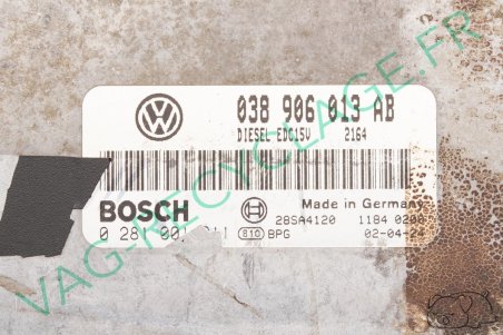 Calculateur moteur ecu Bosch 0281001689 038906013E Ibiza 2 Cordoba 1.9SDI 68cv - Image 2