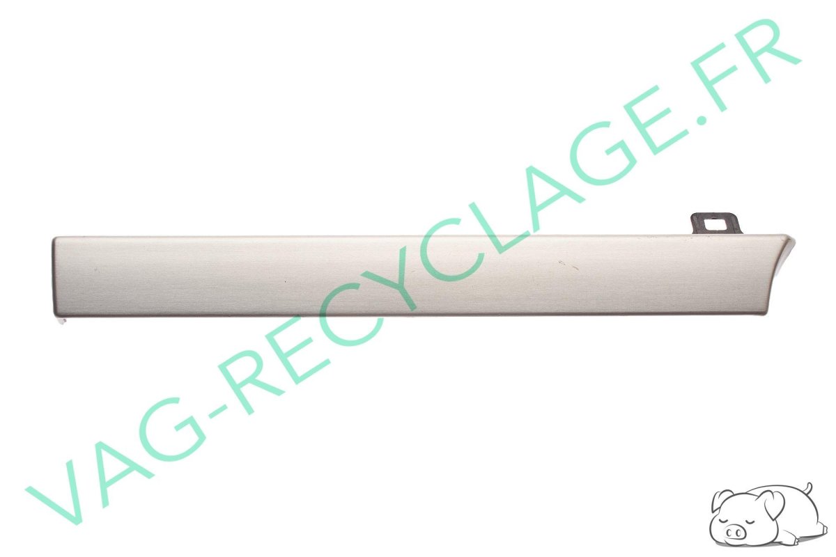 Cache gauche tableau de bord 1T1858417C alu brossé pour Touran 2003 à 2010 - Image 1