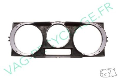 Cache commande ventilation noir/marron look filet droit 1J0819157B Golf 4 Bora - Image 1