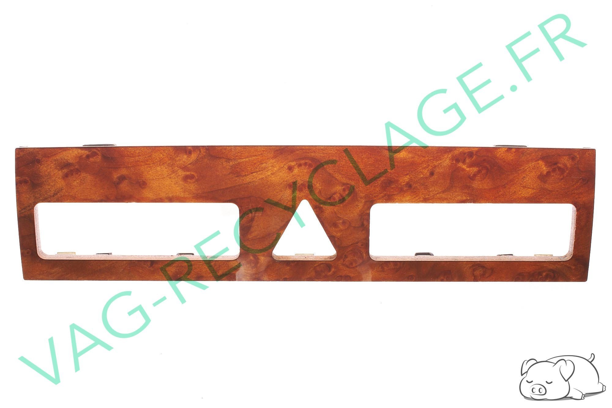 Cache console centrale warning 8L0863321A Finition bois marron pour Audi A3 8L - Image 1