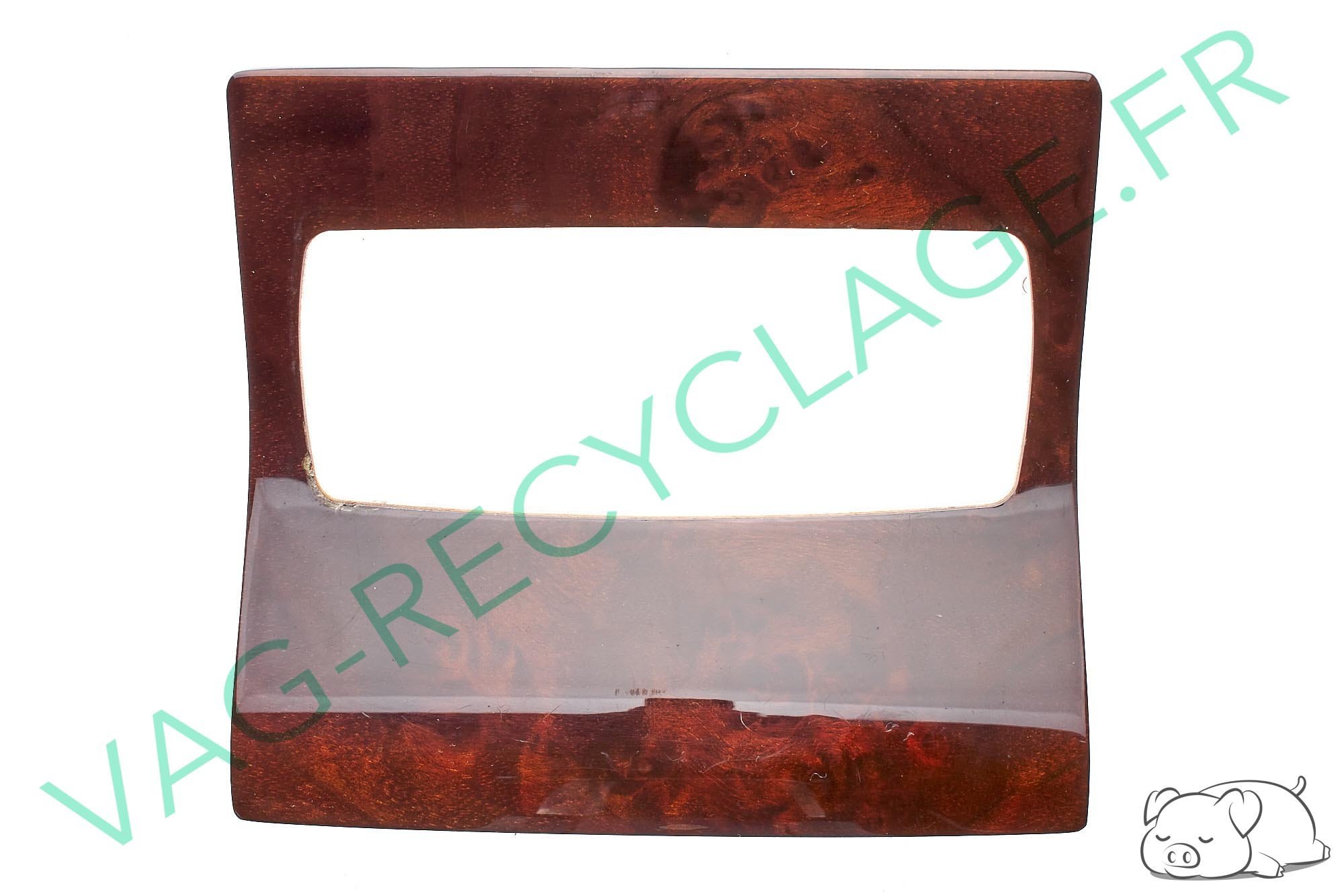 Cache base accoudoir console centrale 4B0863210N Audi A6 C5 Allroad (noyer) - Image 1