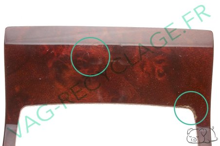 Cache base accoudoir console centrale 4B0863210N Audi A6 C5 Allroad (noyer) - Image 5