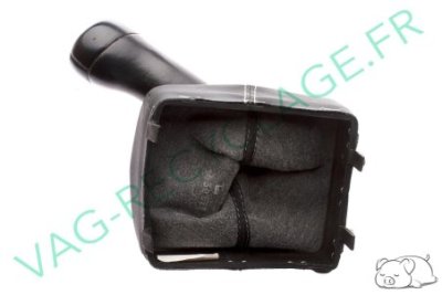 Soufflet de levier de vitesse et pommeau cuir Polo 4 Polo 5 6Q1711113G - Image 3