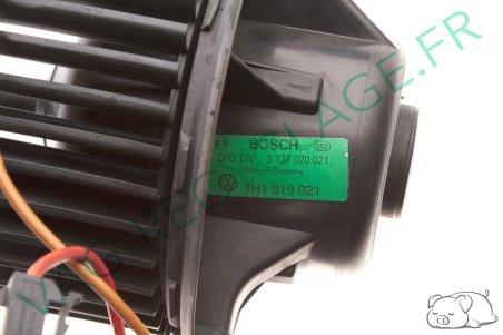 Moteur de ventilation Bosch 1H1819021 Golf 4 Cab Vento Golf 3 (myen) - Image 4