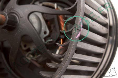 Moteur de ventilation 1J1819021B Bora Lupo New Beetle Golf 4 Polo 3 (moyen) - Image 4