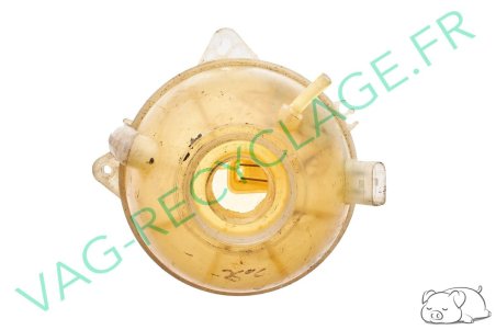Vase d'expansion liquide de refroidissement jaune 1J0121403B Golf 4 et Bora - Image 1