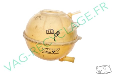 Vase d'expansion liquide de refroidissement jaune 1J0121403B Golf 4 et Bora - Image 2