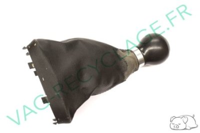 Soufflet de levier de vitesse et pommeau cuir 1K0711113BJ Golf 5 et Jetta 5 Moyen - Image 1