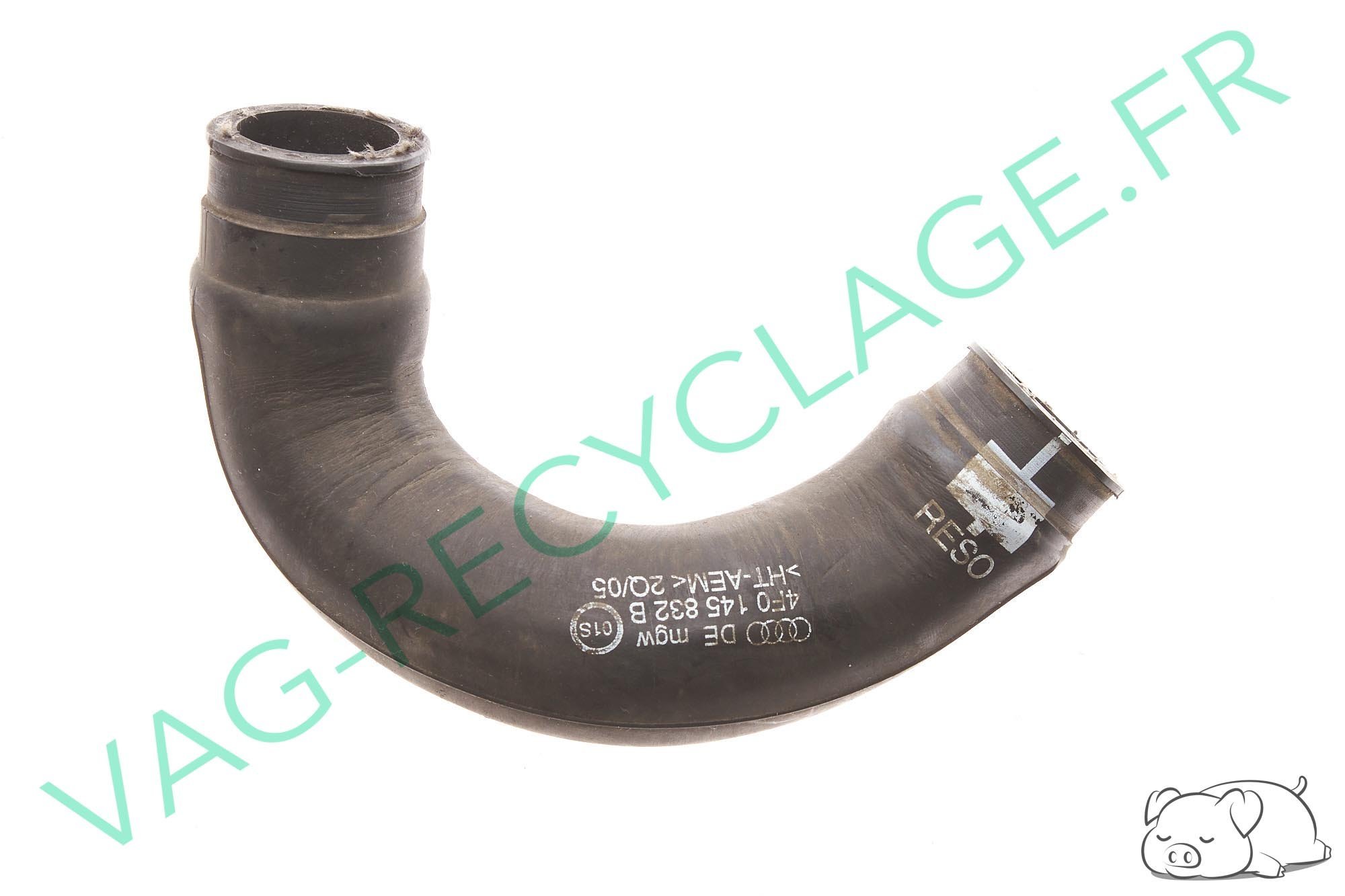 Raccord durite de turbo 4F0145832B pour Audi A6 C6 - Image 1