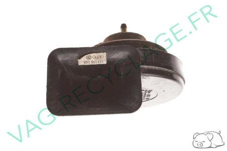 Avertisseur sonore klaxon grave 893951221 Audi 80 B4 100 C4 A6 C4 A8 D2 - Image 2