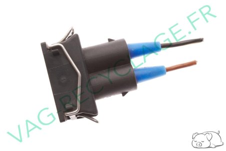 Boitier fiche klaxon 357951772 NewBeetle Corrado Passat Polo Transporter Golf - Image 1