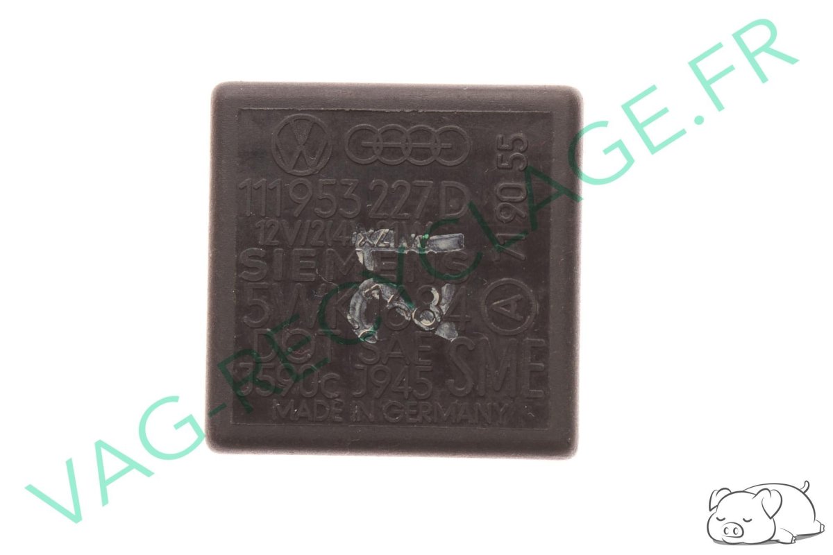 Relai clignotant N21 Passat 3 Passat 4 Transporter 3 Transporter 4 111953227D - Image 1