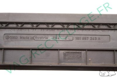 Entourage de compteur 191857243A pour Golf 2 et Jetta 2 - Image 3