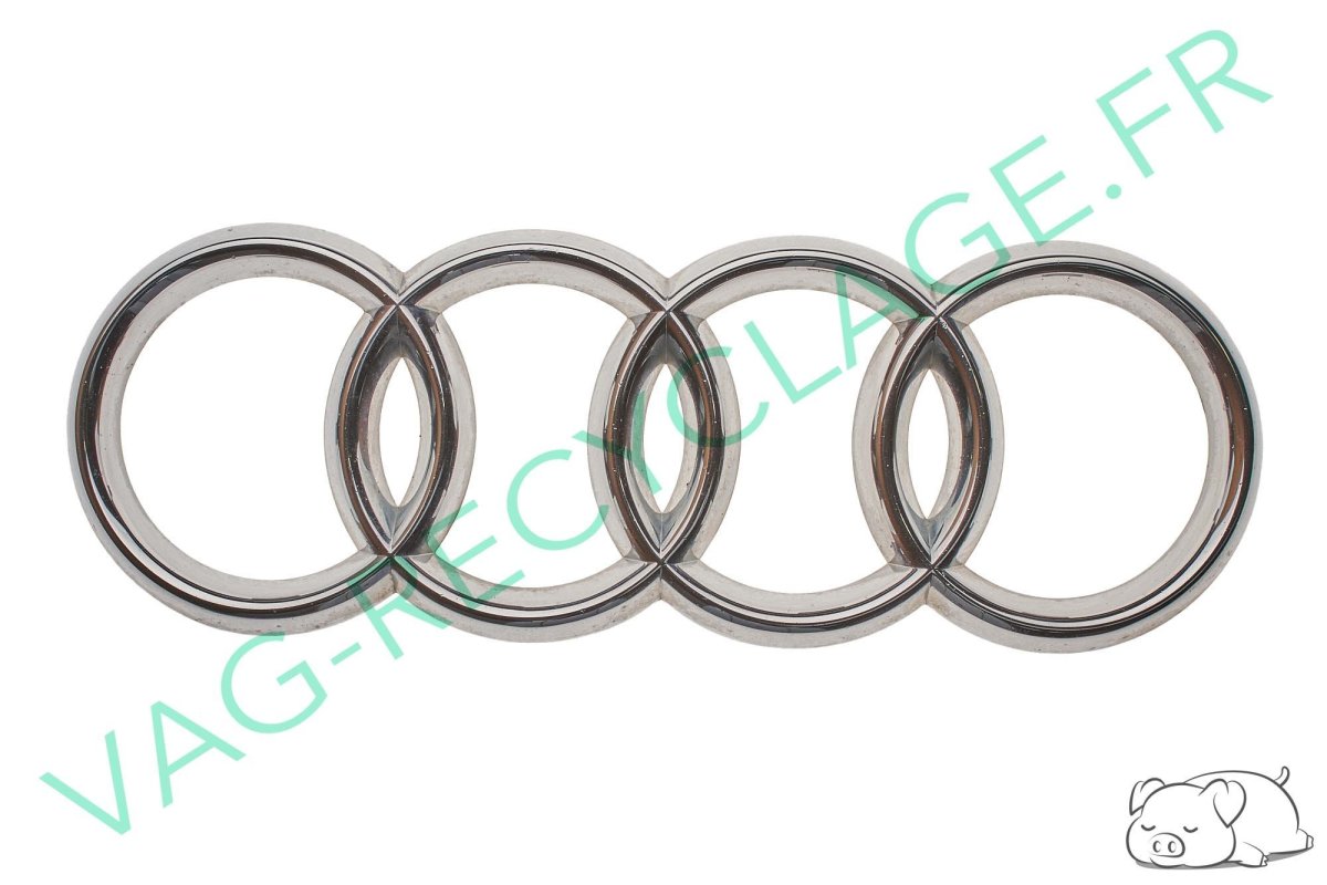 Logo de calandre chromé 8D0853605 pour Audi A3 8P A4 B5 A6 C5 RS4 RS6 - Image 1