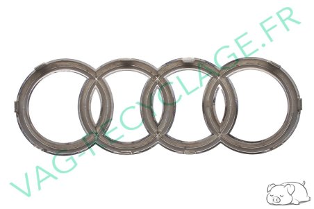 Logo de calandre chromé 8D0853605 pour Audi A3 8P A4 B5 A6 C5 RS4 RS6 - Image 2