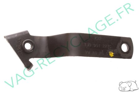 Support avertisseur sonore klaxon grave 1J0951227C pour Bora et Golf 4 - Image 1