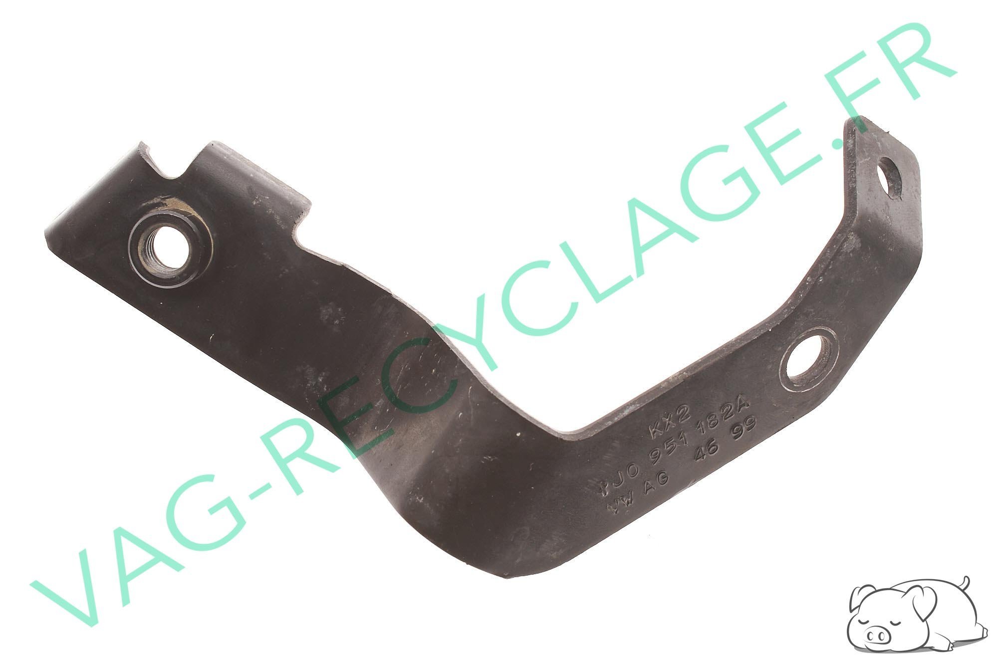 Support avertisseur sonore klaxon aigu 1J0951182A pour Bora et Golf 4 - Image 1