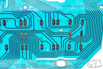 Circuit imprimé compteur MotoMeter Passat 2 Santana Scirocco 2 (pour pièces) - Image 7