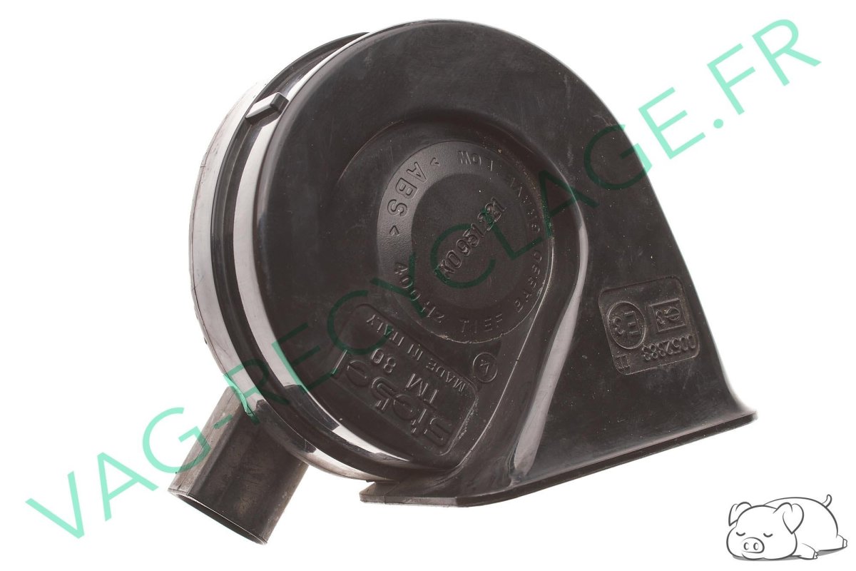 Avertisseur sonore klaxon grave 1K0951221 pour Touran Jetta 5 Golf 5 - Image 1
