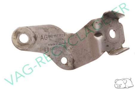 Support avertisseur sonore klaxon grave 1K0951182H Scirocco 3 Golf 5 Golf 6 - Image 1