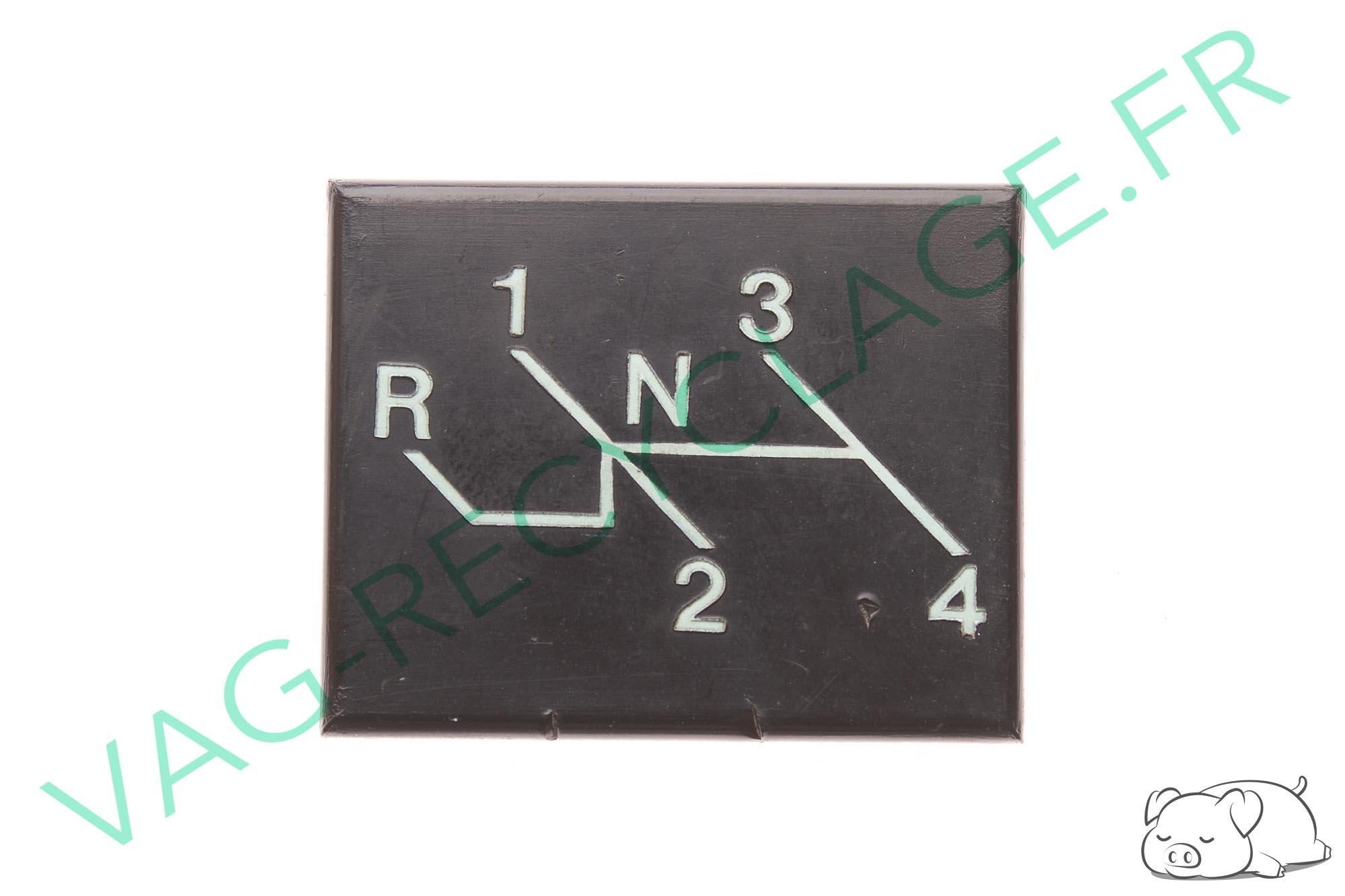 Cache indications vitesses sur compteur TAB0028302 Audi 80 B1 VW Passat 1 B1 - Image 1