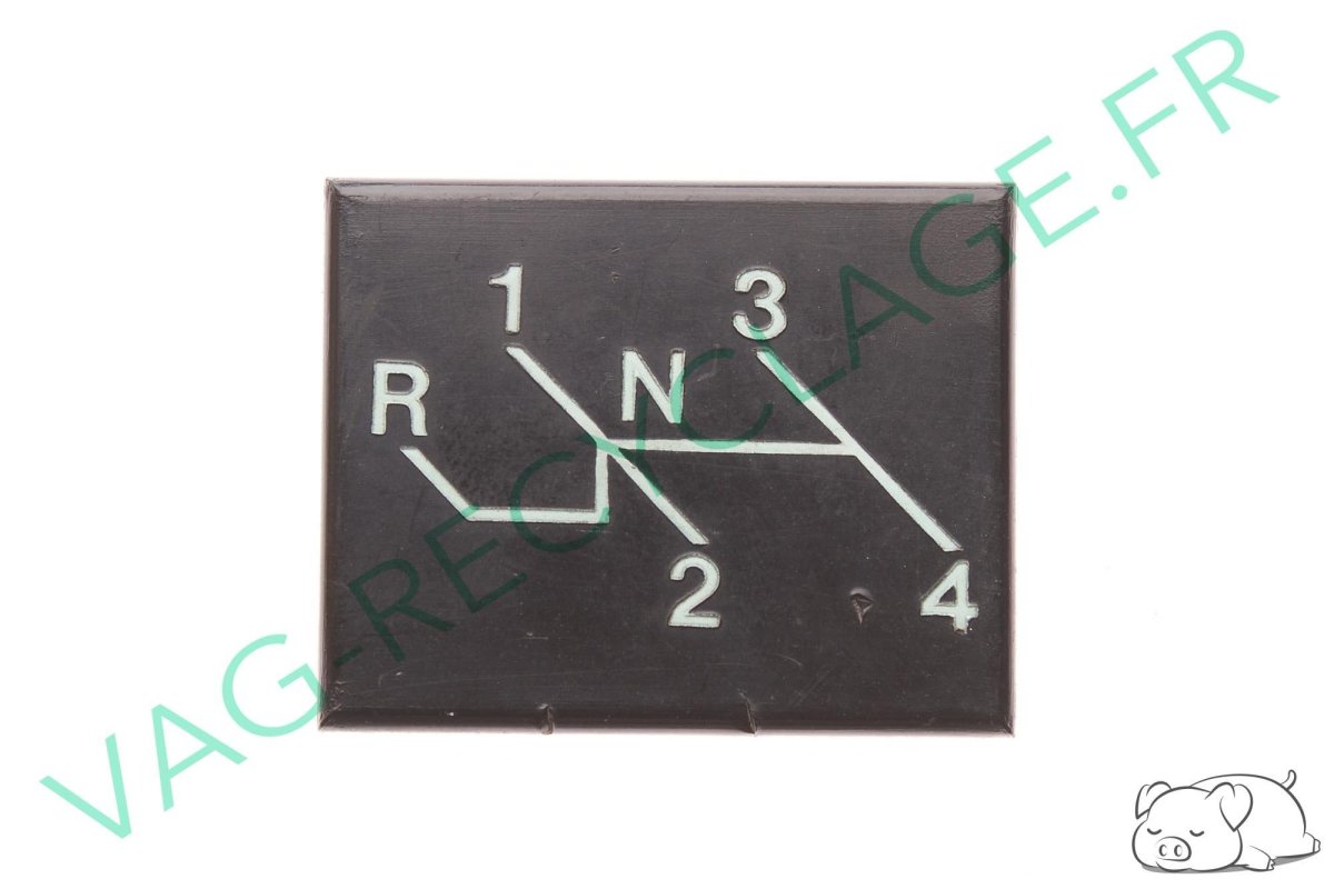 Cache indications vitesses sur compteur TAB0028302 Audi 80 B1 VW Passat 1 B1 - Image 1