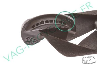 Ceinture de sécurité avant droite 1H4857706 pour Vento et Golf 3 - Image 5