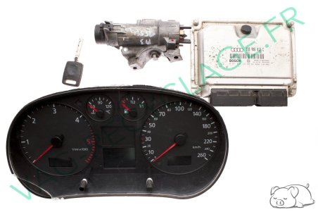 Kit démarrage Audi A3 1.9TDI 90cv Compteur 8L0920900 Boitier ECU 038906012C - Image 1