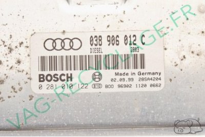 Kit démarrage Audi A3 1.9TDI 90cv Compteur 8L0920900 Boitier ECU 038906012C - Image 10