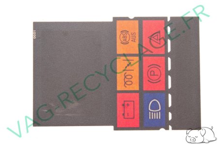 Plaque voyants dans le compteur 443919249AA pour Audi 100 C3 - Image 2