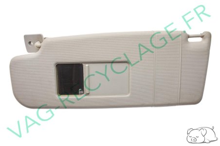 Pare-soleil gauche gris clair 6N0857551E pour Polo 3 6N 6N2 de 1994 à 2001 - Image 1