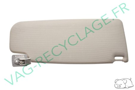 Pare-soleil gauche gris clair 6N0857551E pour Polo 3 6N 6N2 de 1994 à 2001 - Image 2