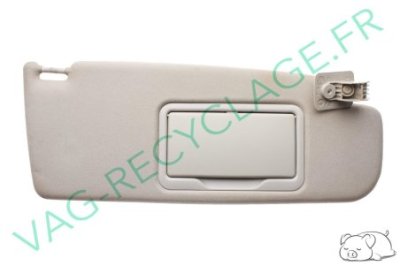 Pare-soleil droit gris clair 1H0857552 pour Polo 3 Vento Golf 3 Cab Golf 3 - Image 1
