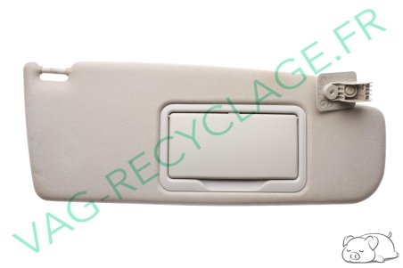 Pare-soleil droit gris clair 1H0857552 pour Polo 3 Vento Golf 3 Cab Golf 3 - Image 1