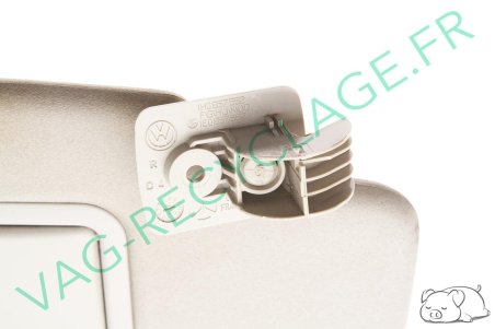 Pare-soleil droit gris clair 1H0857552 pour Polo 3 Vento Golf 3 Cab Golf 3 - Image 4