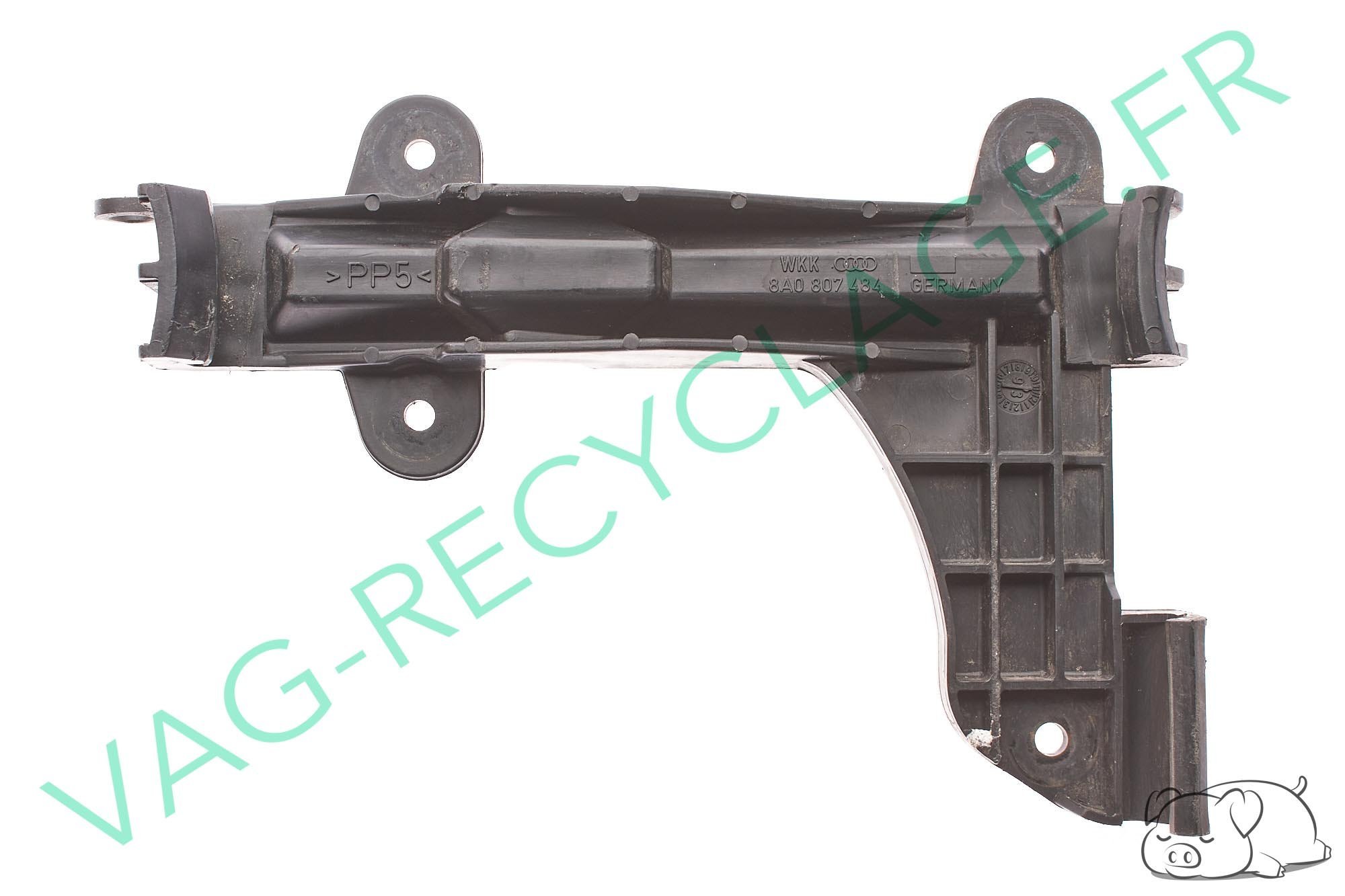 Support pare-chocs arrière droit 8A0807484 Audi 80 B4 de 1991 à 1996 - Image 1