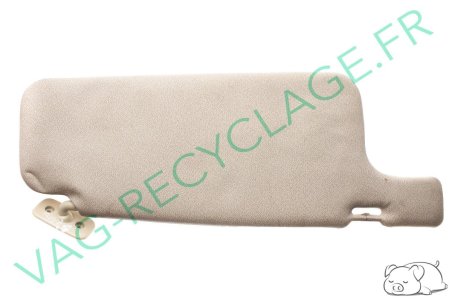 Pare-soleil gauche beige 191857551 pour Volkswagen Jetta 2 et Golf 2 - Image 2