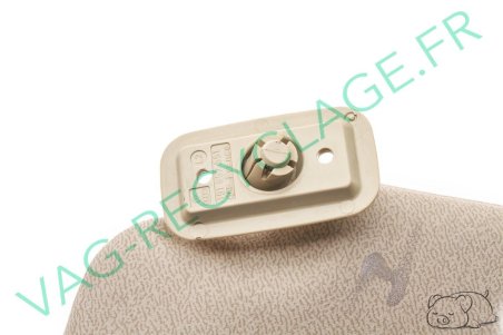 Pare-soleil gauche beige 191857551 pour Volkswagen Jetta 2 et Golf 2 - Image 3