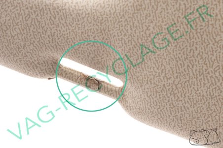 Pare-soleil gauche beige 191857551 pour Volkswagen Jetta 2 et Golf 2 - Image 4