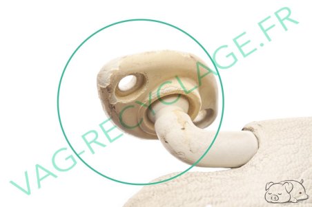 Pare-soleil droit blanc / noir 251857552 pour Volkswagen Transporter T3 - Image 4