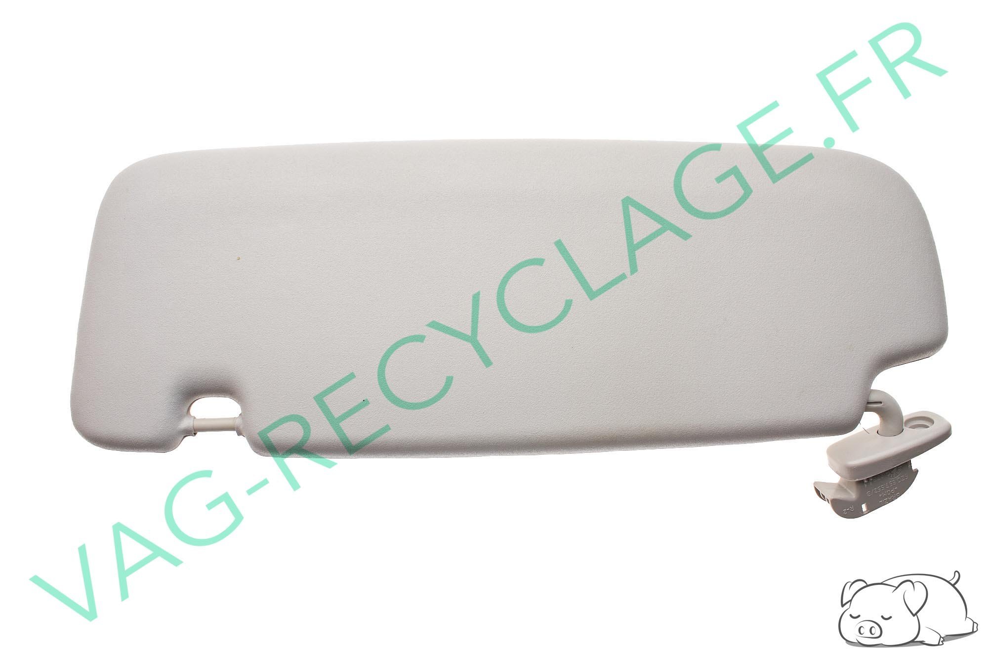 Pare-soleil droit gris clair 5Z0857552B pour Volkswagen Fox - Image 1