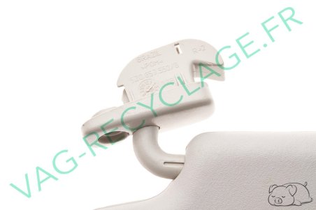 Pare-soleil droit gris clair 5Z0857552B pour Volkswagen Fox - Image 3