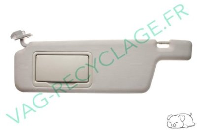Pare-soleil gauche gris clair 6K1857551 Seat Cordoba Seat Ibiza 2 1997 - 2002 - Image 1