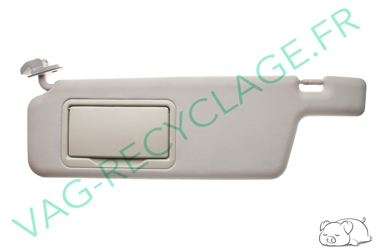 Pare-soleil gauche gris clair 6K1857551 Seat Cordoba Seat Ibiza 2 1997 - 2002 - Image 1