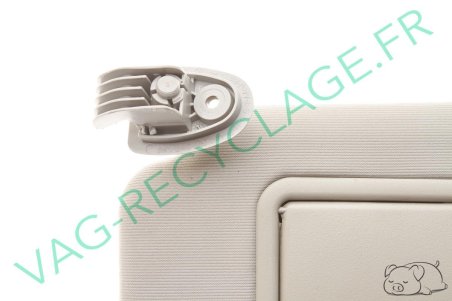 Pare-soleil gauche gris clair 6K1857551 Seat Cordoba Seat Ibiza 2 1997 - 2002 - Image 3