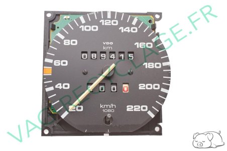 Compteur kilométrique 191957031M w1080 220 km/h Jetta 2 et Golf 2 Syncro - Image 1