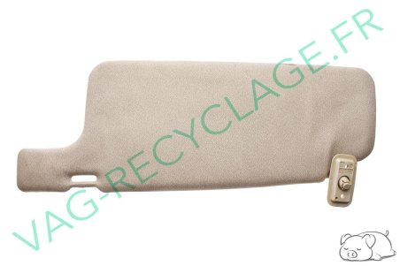 Pare-soleil droit beige 191857552 pour Volkswagen Jetta 2 et Golf 2 - Image 2