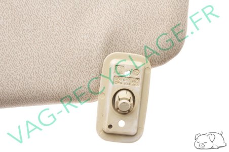 Pare-soleil droit beige 191857552 pour Volkswagen Jetta 2 et Golf 2 - Image 3